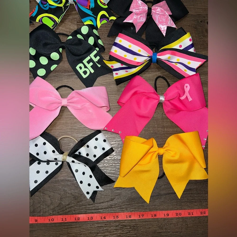 Brand new but flawed! Cheerleading bow bundle!